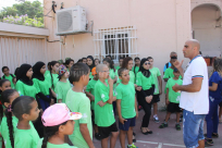 بالصور: أعضاء سرية كشاف النادي الاسلامي بيافا ينطلقون نحو مخيمهم الصيفي في شمال البلاد